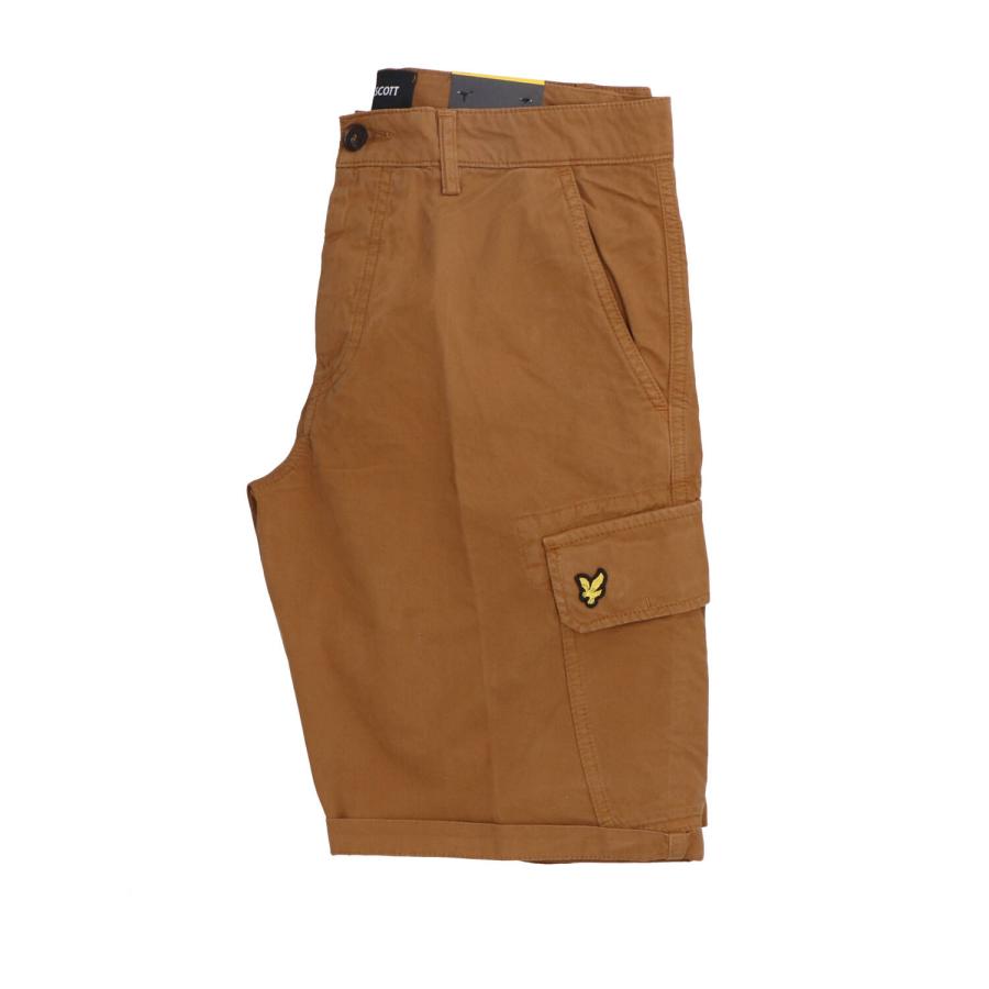 Lyle & Scott Bermuda WEMBLEY CARGO SHORT Cuoio 1