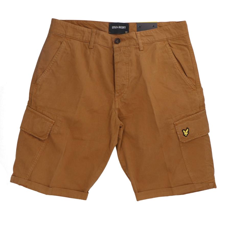 Lyle & Scott Bermuda WEMBLEY CARGO SHORT Cuoio 2