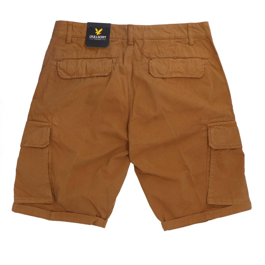 Lyle & Scott Bermuda WEMBLEY CARGO SHORT Cuoio 3