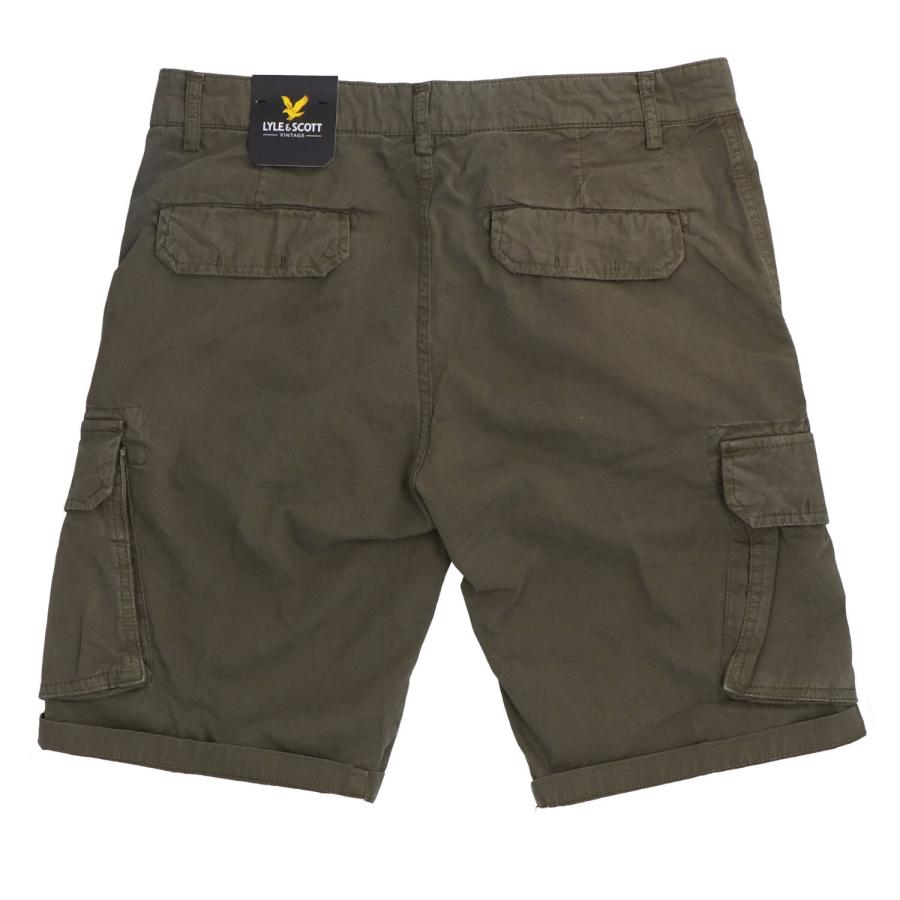 Lyle & Scott Bermuda WEMBLEY CARGO SHORT Verde Scuro 3