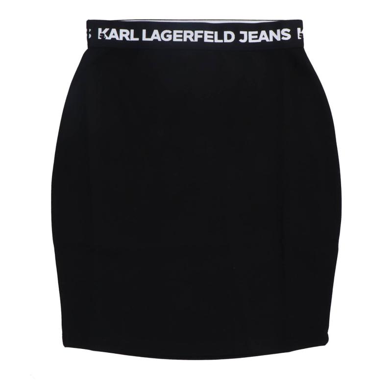Gonna KLJ PENCIL SKIRT 241J1204 Nero