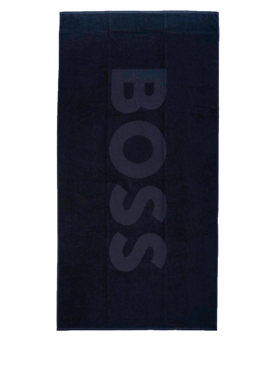 Boss Telo mare BEACH TOWEL SOLID Blu 1
