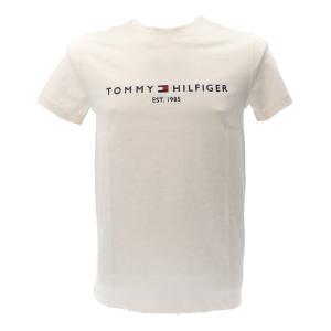 TOMMY LOGO TEE 11797 Bianco...