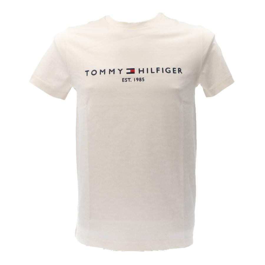 Tommy Hilfiger T-shirt TOMMY LOGO TEE 11797 Bianco Panna 1