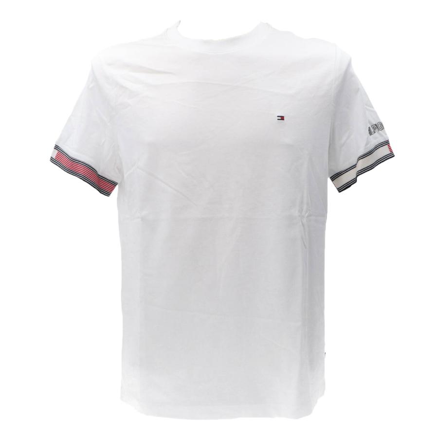 Tommy Hilfiger T-shirt FLAG CUFF REGULAR TEE 34430 Bianco 1
