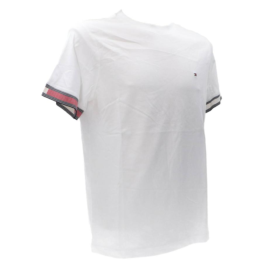 Tommy Hilfiger T-shirt FLAG CUFF REGULAR TEE 34430 Bianco 2