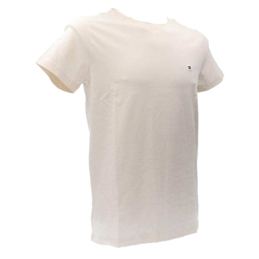 Tommy Hilfiger T-shirt STRETCH SLIM FIT TEE 10800 Bianco Panna 2