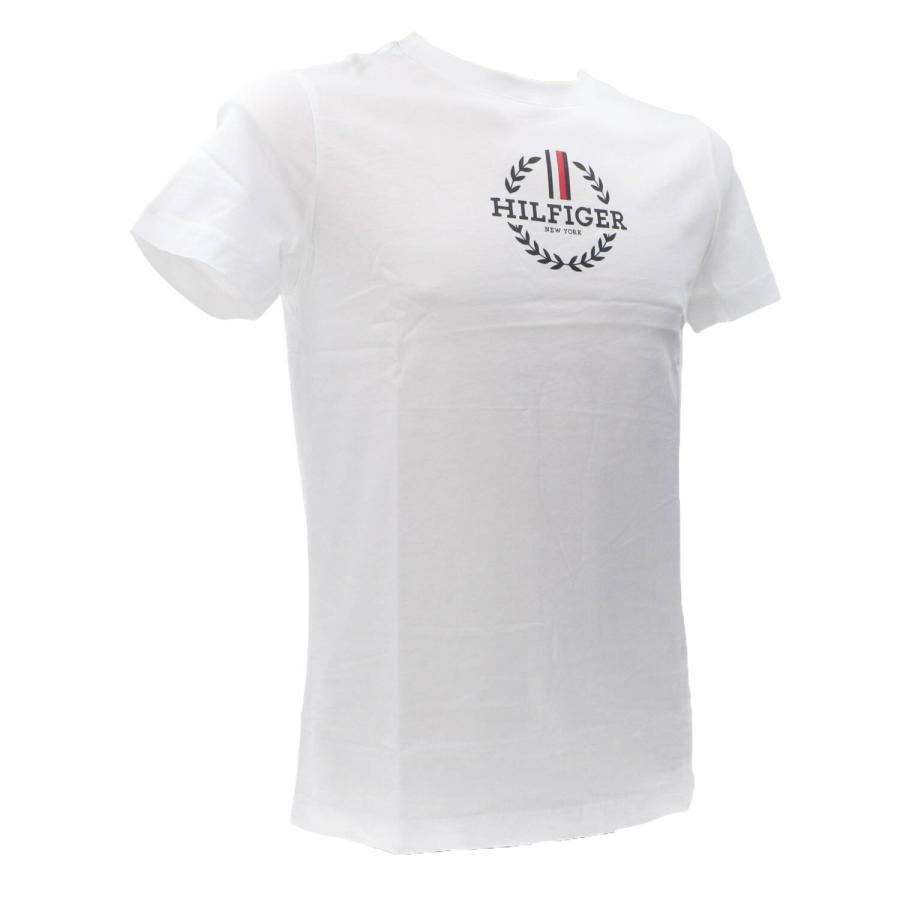 Tommy Hilfiger T-shirt GLOBAL STRIPE WREATH TEE 34388 Bianco  2
