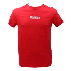 SMALL HILFIGER SLIM TEE 34387 Rosso