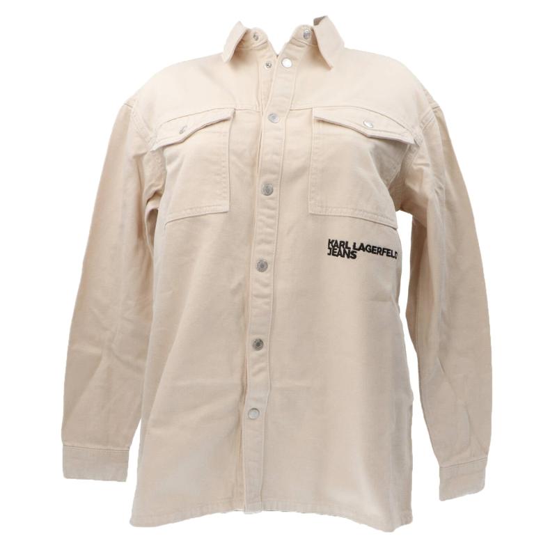 Camicia RELAXED OVERSHIRT 245J1600 Beige