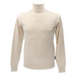 Maglioni SWEATER TURTLENECK CUSMA Bianco Panna