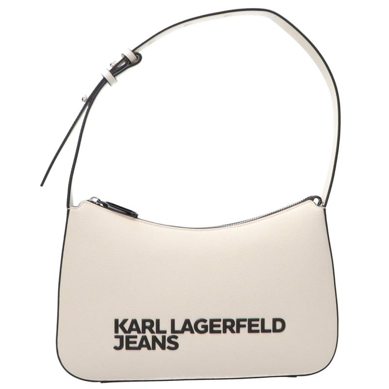 Borse a spalla ESSENTIAL LOGO BAGUETTE 245J3007 Beige