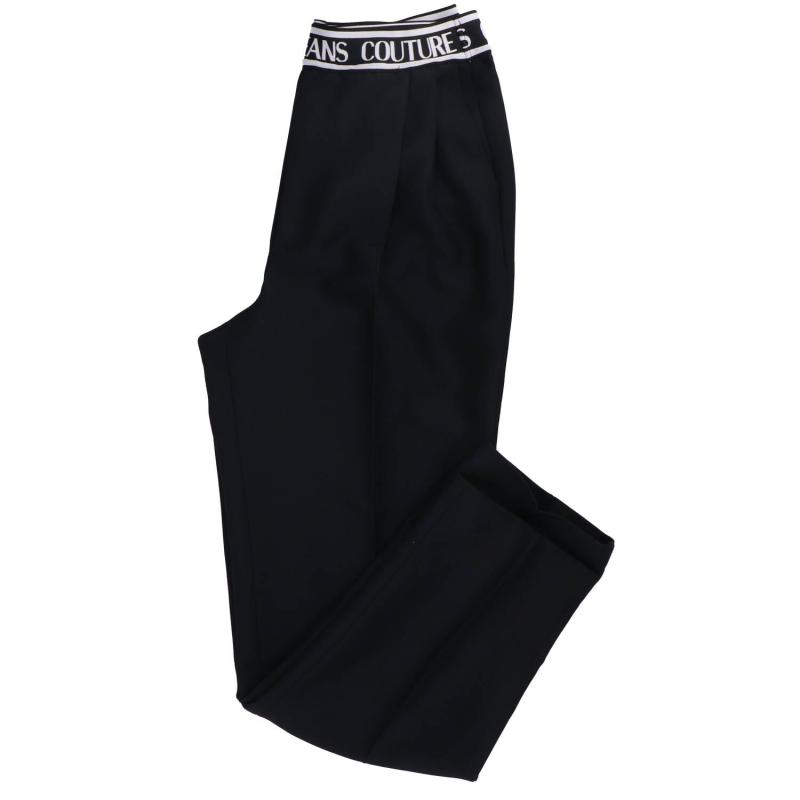 Pantaloni 77GAA101 LOGO TROUSERS CANVAS Nero