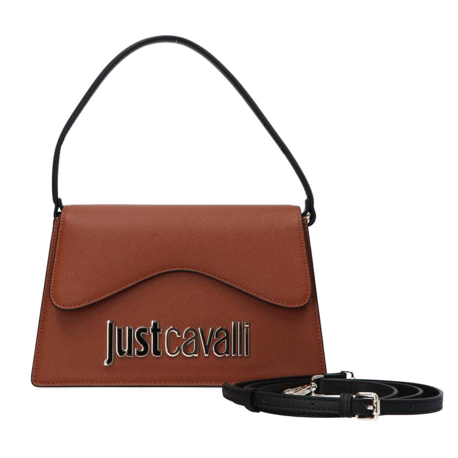 Just Cavalli Borse a spalla BAGS SAFFIANO METAL LETTERING Cuoio 3