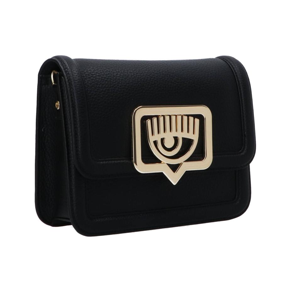 Chiara Ferragni Borse tracolla GRAINY EYELIKE BUCKLE Nero Chiara Ferragni Borse tracolla GRAINY EYELIKE BUCKLE Nero 2