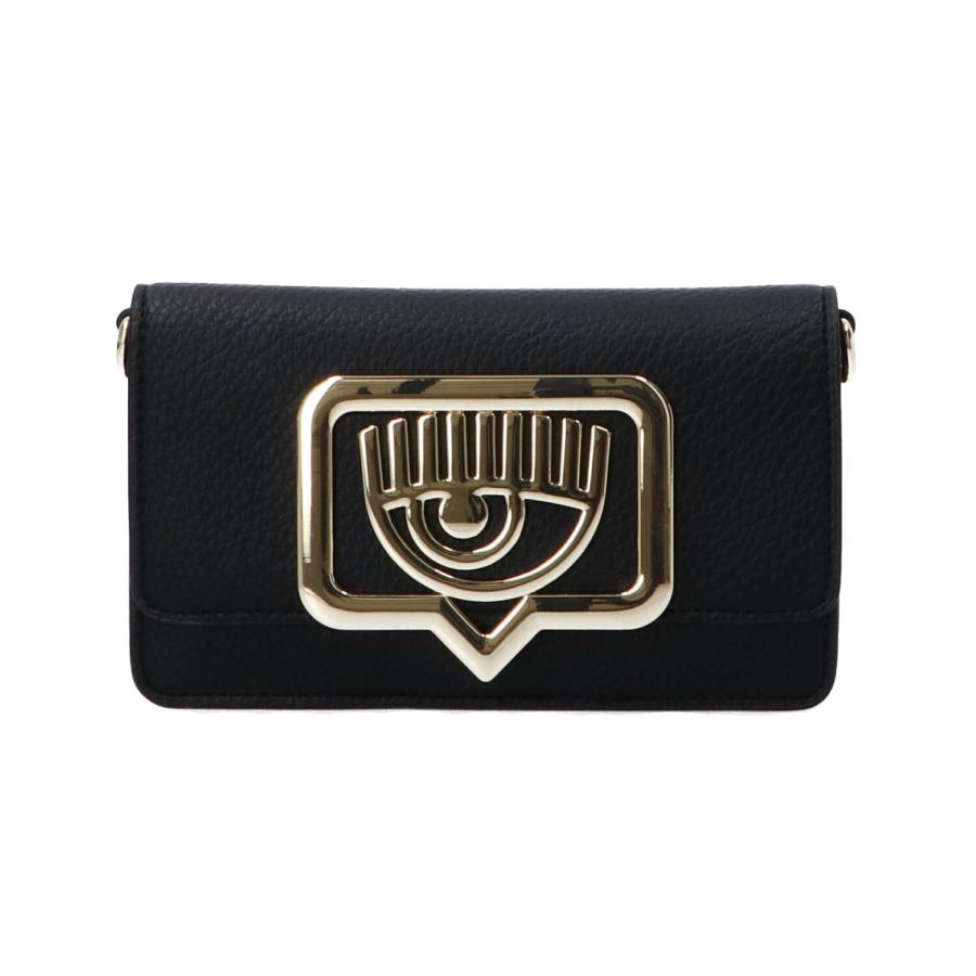 Chiara Ferragni Borse tracolla RANGE B GRAINY EYELIKE BUCKLE Nero 1