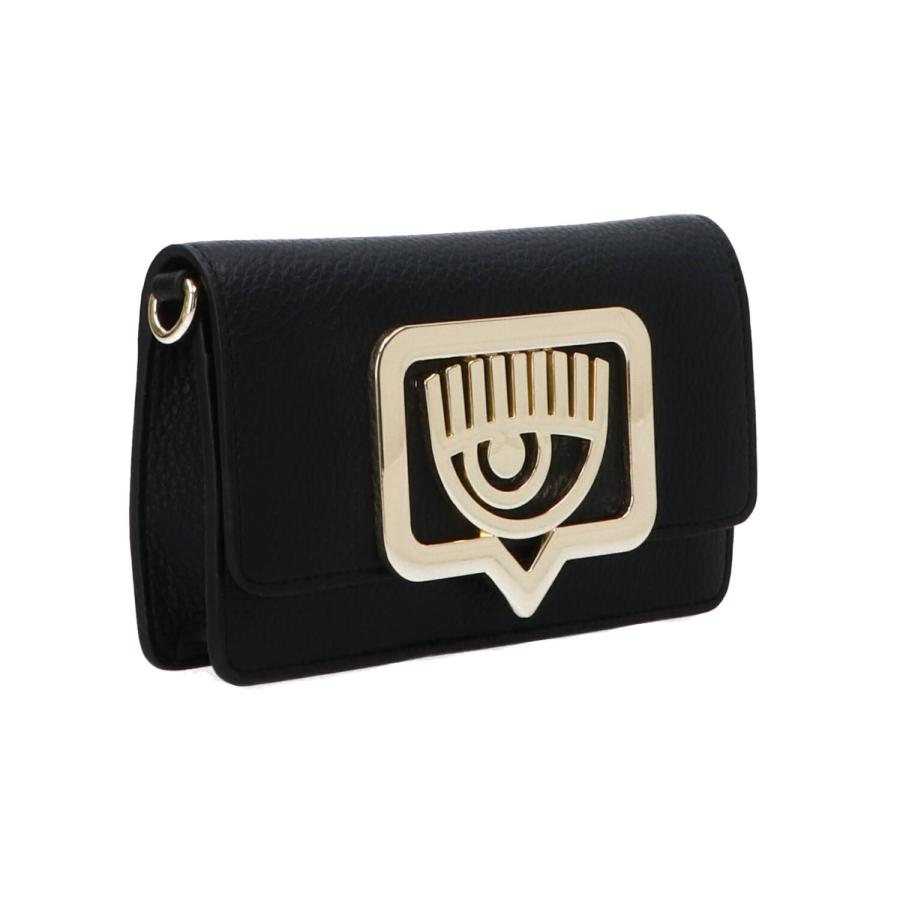 Chiara Ferragni Borse tracolla RANGE B GRAINY EYELIKE BUCKLE Nero 2