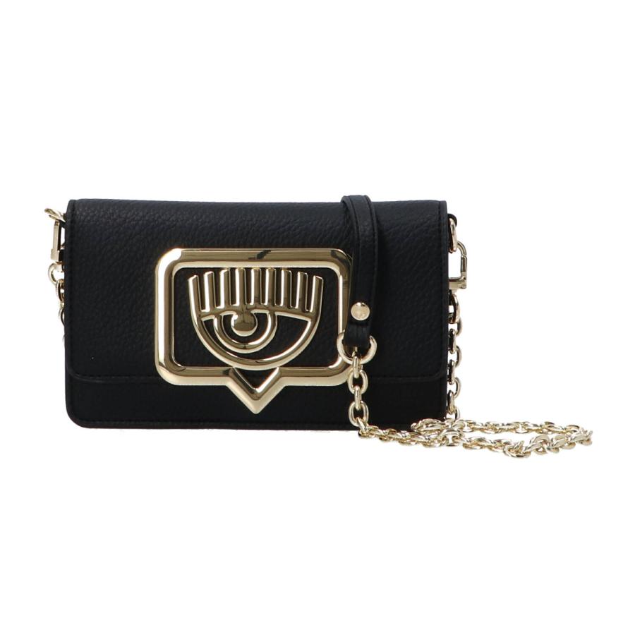 Chiara Ferragni Borse tracolla RANGE B GRAINY EYELIKE BUCKLE Nero 3
