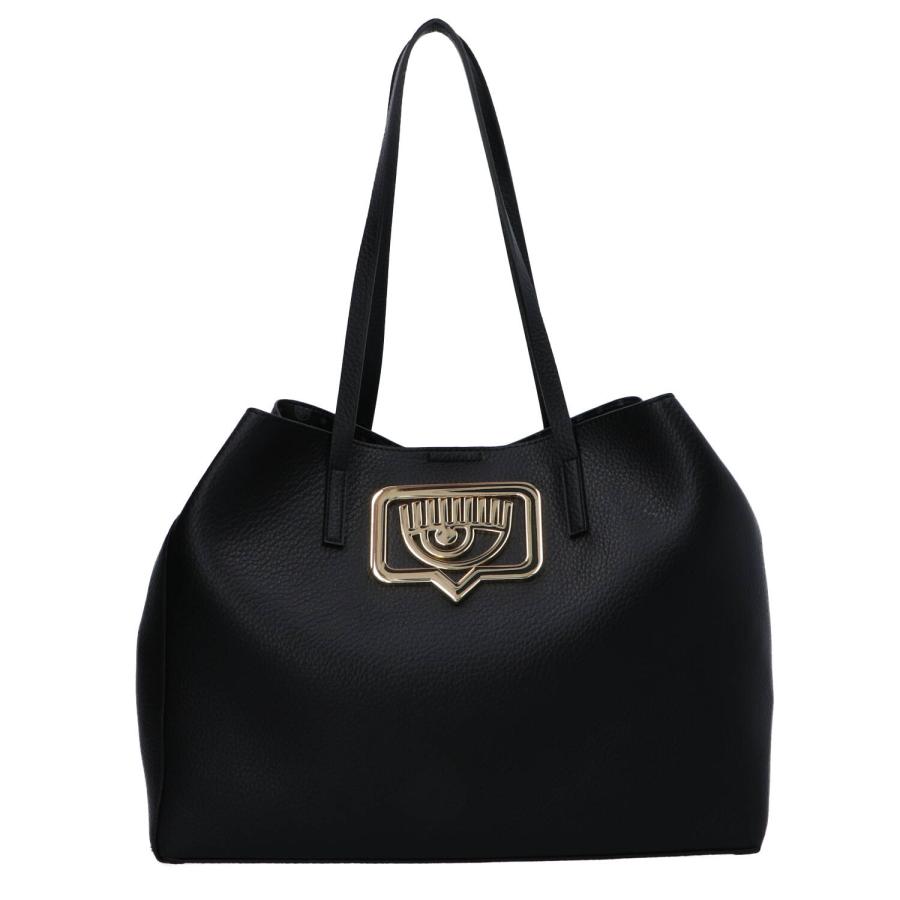 Chiara Ferragni Borse a spalla SHOPPER GRAINY EYELIKE Nero 3