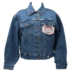 Giubbotti GJ OVERSIZE TRUCKER JACKET Denim
