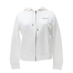 Felpe GJ ZIP HOOD REG MINI AMERICA Bianco