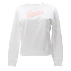 Felpe GJ REG GUESS SCRIPT SWEAT Bianco