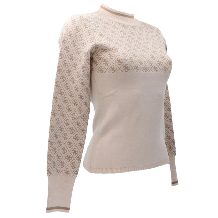 Guess Maglioni LISE 4G MID SWEATER Beige 2