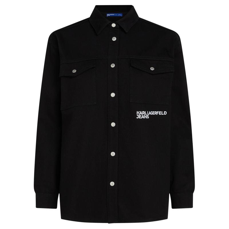 Camicia OVERSHIRT 246D1602 Nero