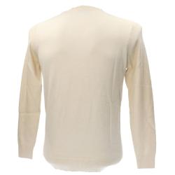 Maglioni PARICOLLO STRUTTURATO M09 Beige Panna