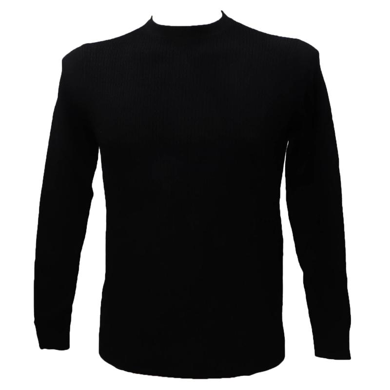 Maglioni PARICOLLO STRUTTURATO M09 Nero