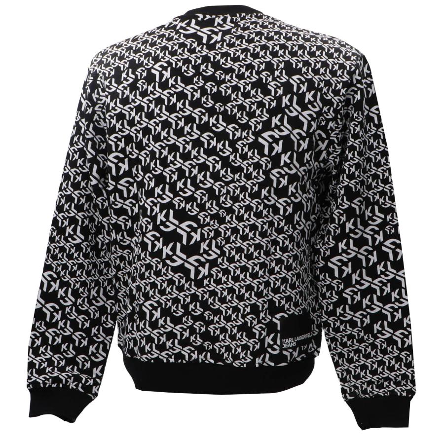 Karl Lagerfeld Felpe KLJ REG MONOGRAM SWEAT 246D1803 Nero Karl Lagerfeld Felpe KLJ REG MONOGRAM SWEAT 246D1803 Nero 3