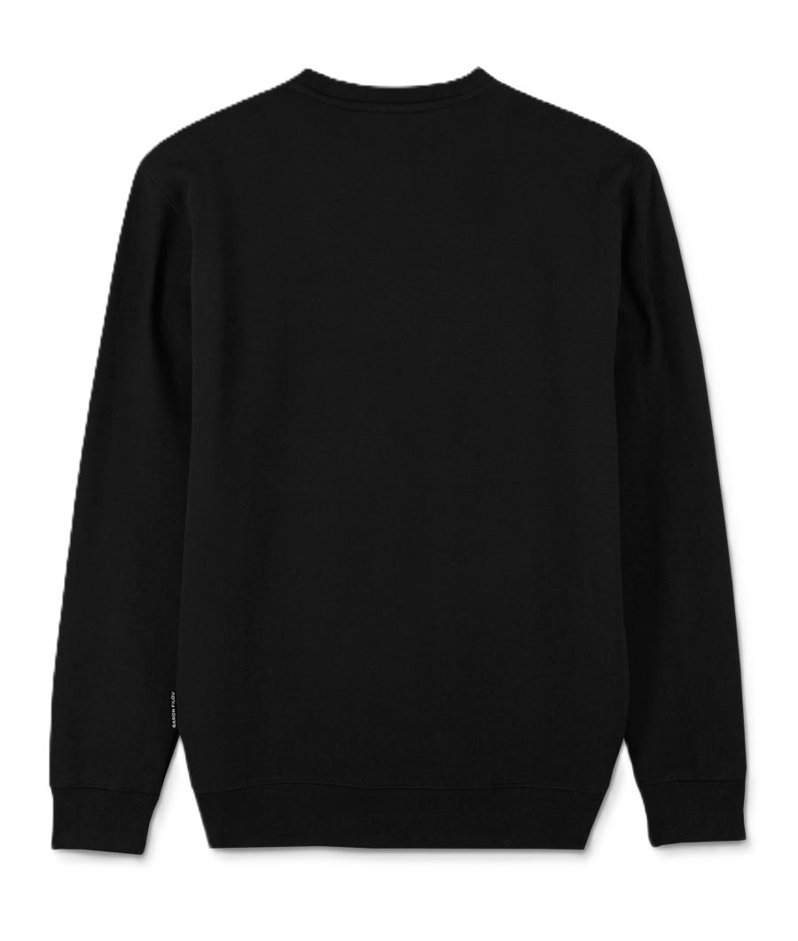 Baron Filou Felpe FILOU ORGANIC PULLOVER Nero Nero Baron Filou Felpe FILOU ORGANIC PULLOVER Nero Nero 2