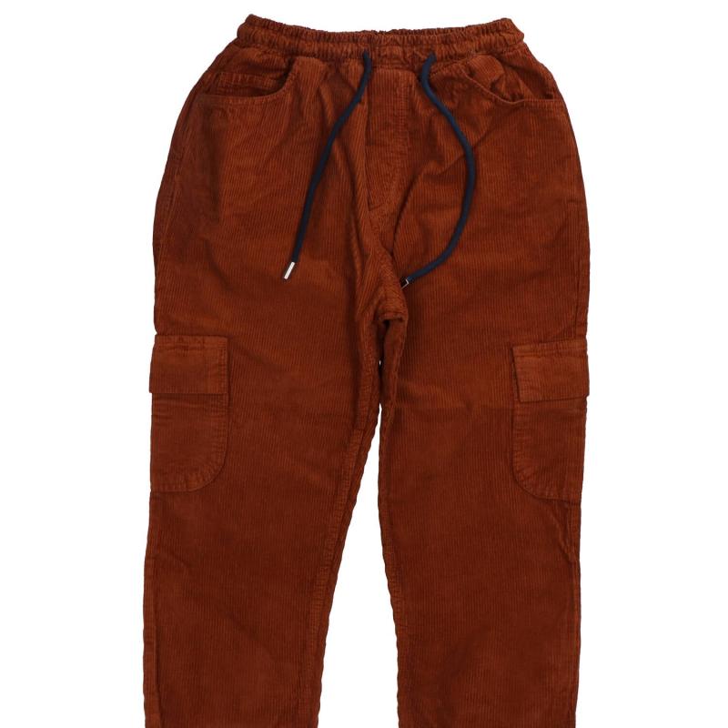 Pantaloni PANTALACCIO CARGO TAPERED P54 Marrone