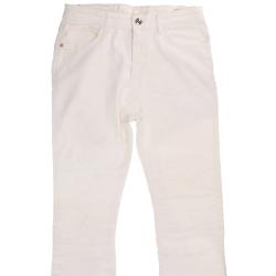 Pantaloni 5 TASCHE DESTROYED P17 Bianco Panna
