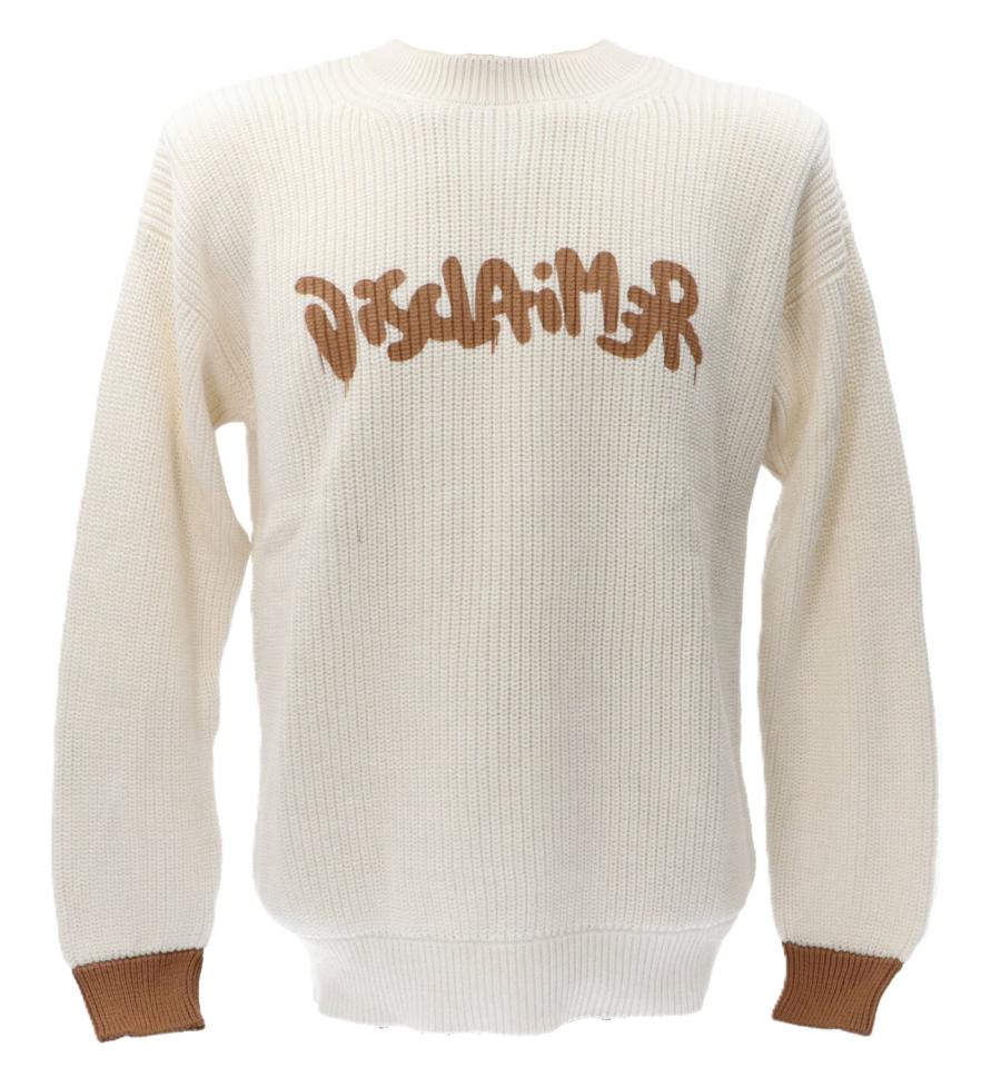 Disclaimer Maglioni 24IDS54546 MAGLIONE Bianco Latte Disclaimer Maglioni 24IDS54546 MAGLIONE Bianco Latte 1