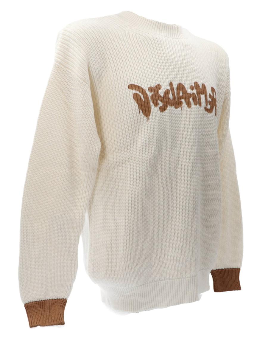 Disclaimer Maglioni 24IDS54546 MAGLIONE Bianco Latte Disclaimer Maglioni 24IDS54546 MAGLIONE Bianco Latte 2