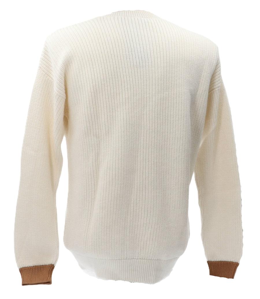 Disclaimer Maglioni 24IDS54546 MAGLIONE Bianco Latte Disclaimer Maglioni 24IDS54546 MAGLIONE Bianco Latte 3