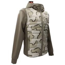 Giubbotti CAMOUFLAGE CAPPUCCIO Verde