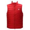 Smanicato GJ HODED PUFFER VEST Rosso