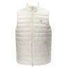 Smanicato GJ HODED PUFFER VEST Bianco Panna