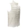 Smanicato GJ HODED PUFFER VEST Bianco Panna