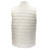 Smanicato GJ HODED PUFFER VEST Bianco Panna