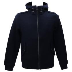 Giubbotti GIUBBINO CAPPUCCIO 1372 Blu