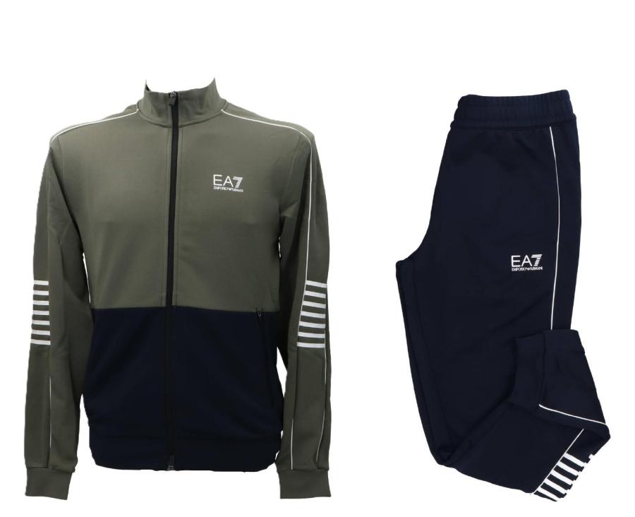 Emporio Armani Tute 6DPV53 PJ16Z COMPLETO TUTA Verde Blu Emporio Armani Tute 6DPV53 PJ16Z COMPLETO TUTA Verde Blu 2