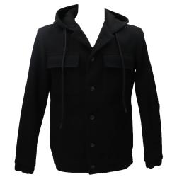 Cappotti GIUBBOTTO CAPPUCCIO J48 Nero