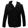 Cappotti GIUBBOTTO CAPPUCCIO J48 Nero