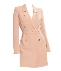 Vestiti LEONIE BLAZER BELTED DRESS Beige