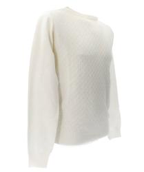 Maglioni GIROCOLLO MI2764SS Bianco