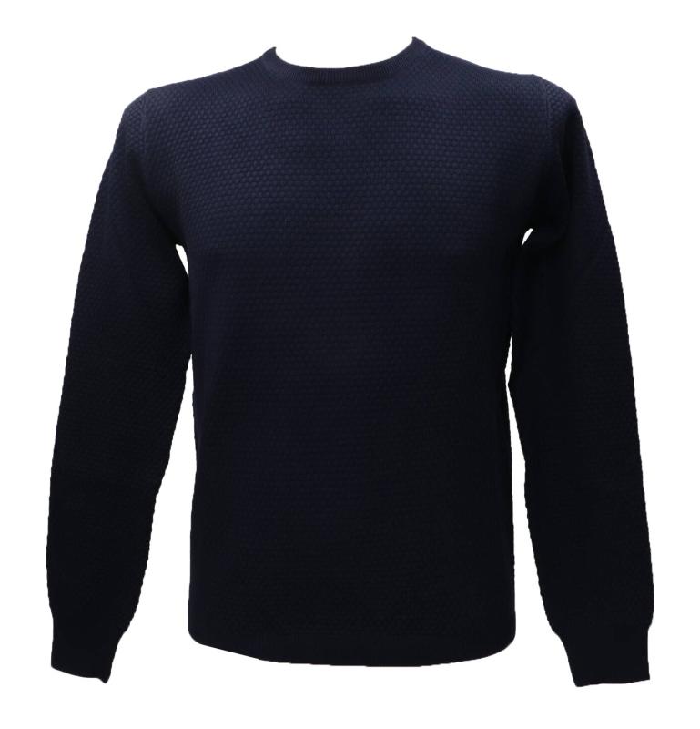 Maglioni GIROCOLLO MI2806SS Blu