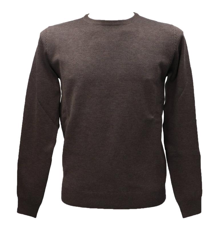 Maglioni GIROCOLLO MI2757SS Marrone